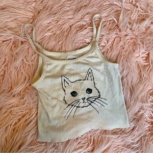 BDG Kitty Cat Crop Tank